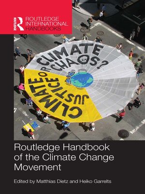cover image of Routledge Handbook of the Climate Change Movement